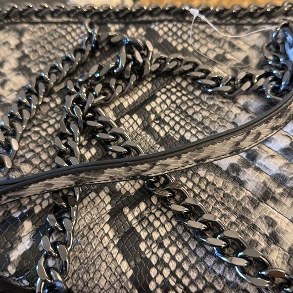 Aldo Womens NWOT Snake Print Chain Strap Shoulder Bag - Picture 10 of 11
